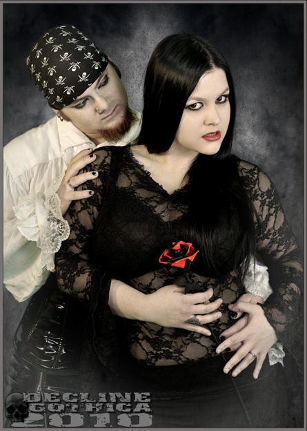Male and Female model photo shoot of spikefaery and Wild_Rose by Dave Charsley in Declinegothica