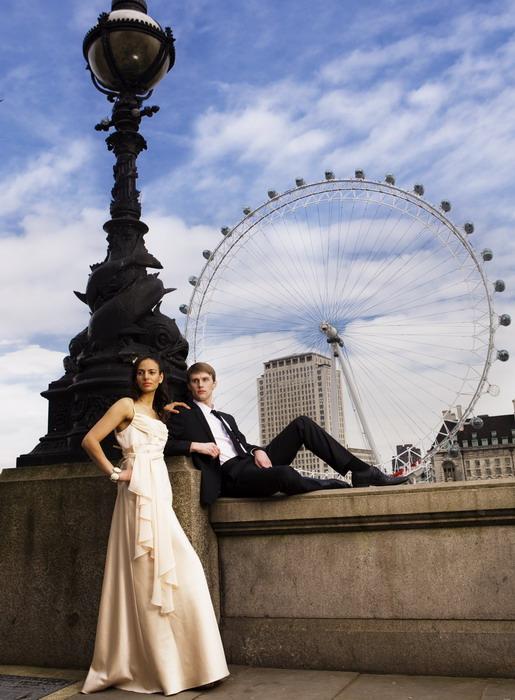Female and Male model photo shoot of Eva Magdalena, 000 0000 and Jamie and Harry Bailey in London