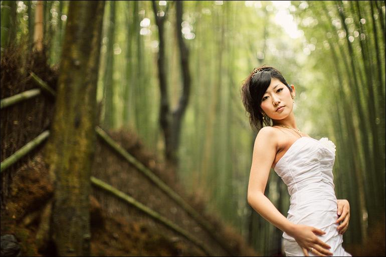 Female model photo shoot of Esther Julee in Kyoto, Japan