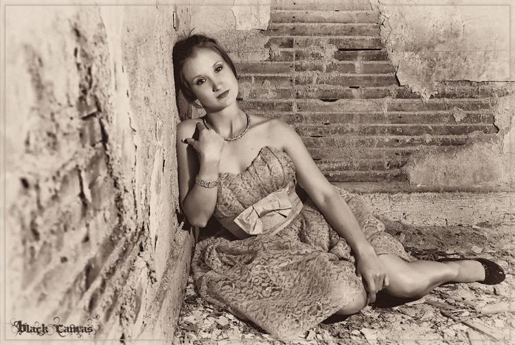 Female model photo shoot of Auburn Cazanigo in Abandoned House in Loves Park, IL