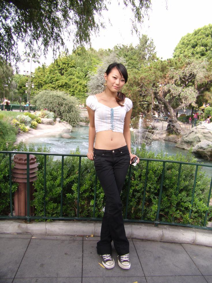 Female model photo shoot of Debzie in Disneyland, CA
