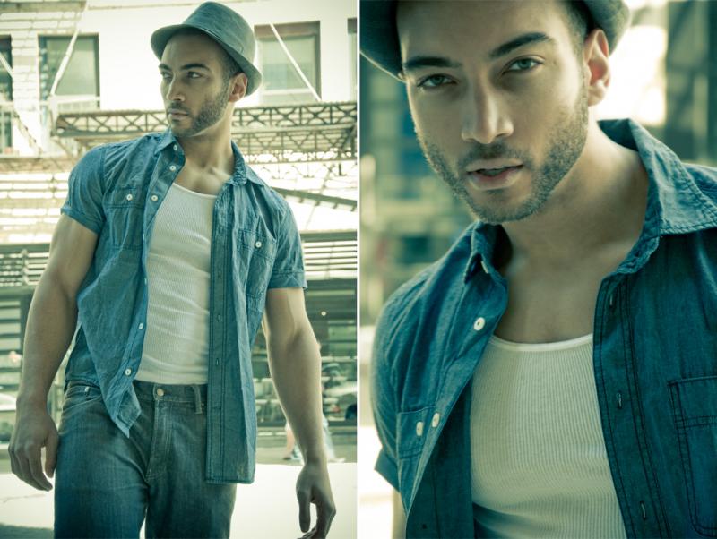 Male model photo shoot of Kenneth Jansson and RomanII in New York