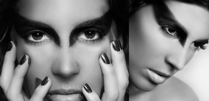 Female model photo shoot of Sophia Pickle and Tatiana Kalache by ORyan Empire, makeup by Sophia Pickle