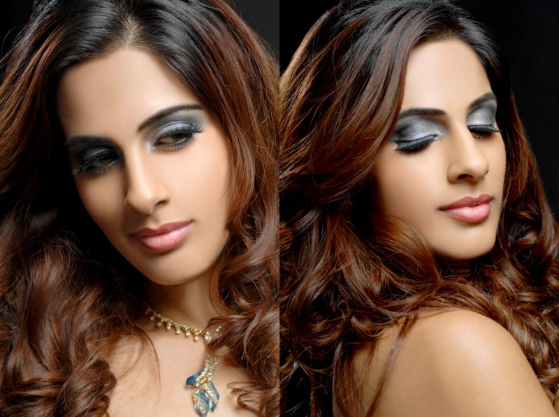 Female model photo shoot of Nashath Make Up Artist