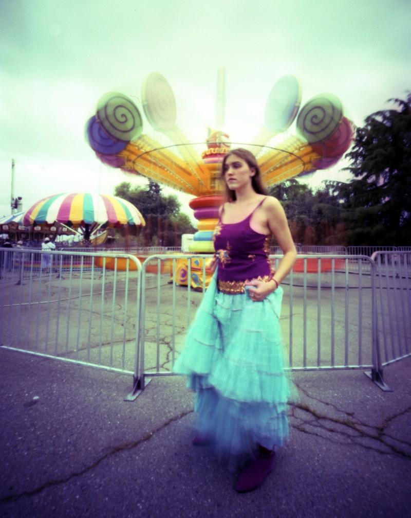 Female model photo shoot of Alexandra Hart by filmcams in Emerson Carnival, Davis, CA