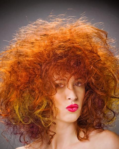 Female model photo shoot of Carissa R by Eoin Holland, hair styled by ciarancan, makeup by Maja Jablonska