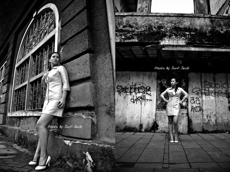 Male and Female model photo shoot of Jorfi Jecki and Grace Lolli in Kota Tua