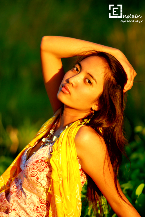 Female model photo shoot of Axelia Anna in Manikin Beach, Kupang NTT Indonesia