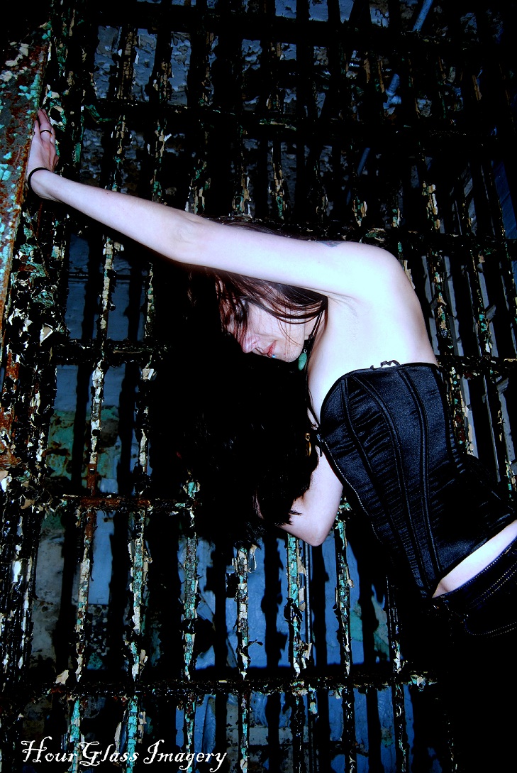 Female model photo shoot of Jaded Starr by HourGlass Imagery in Prison Gardens