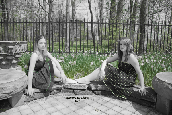 Female model photo shoot of Gabbi Rose and Destiny Sears by Jimmy McRoberts in Menitrista Park, Muncie, IN