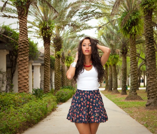 Female model photo shoot of **Christina Benjamin** in Tampa, Florida