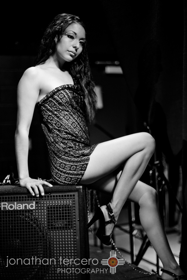 Female model photo shoot of Desirae Martinez by Jonathan Tercero in Warehouse 21 Santa Fe, NM