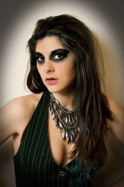 Female model photo shoot of TRose Photography and Tesla Tease, makeup by Inkblot Designs