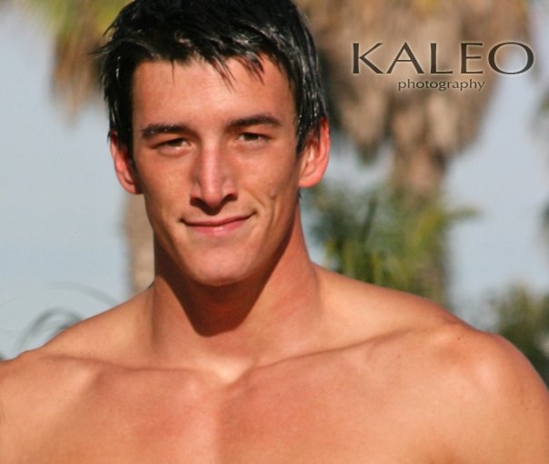 Male model photo shoot of Kyle W. in Huntington Beach