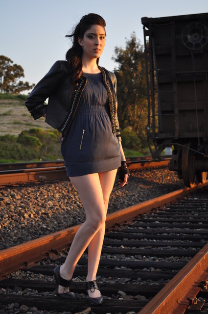 Female model photo shoot of Ximena G., wardrobe styled by Rosa Huerta