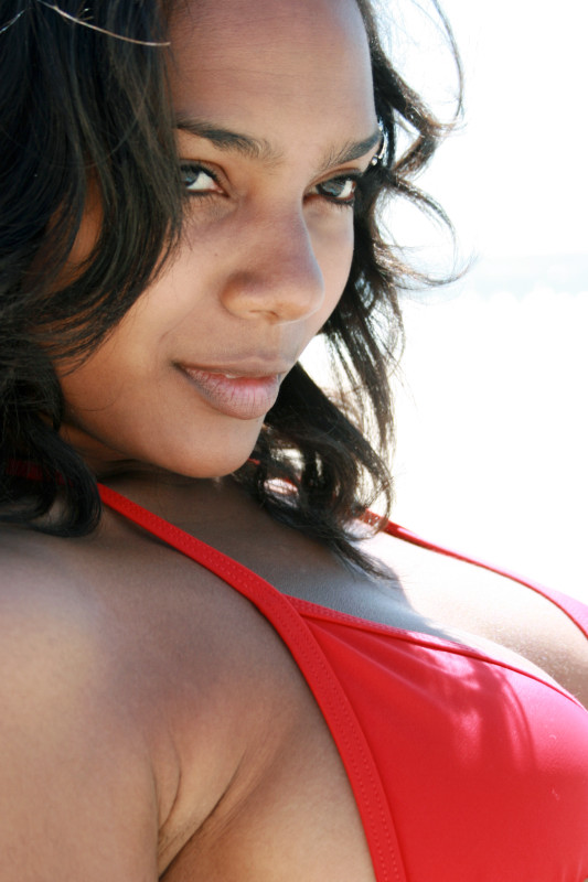 Female model photo shoot of Janette M and St Merrique in Venice Beach, CA