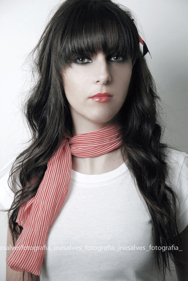 Female model photo shoot of alvesines, hair styled by Carina Lourenço