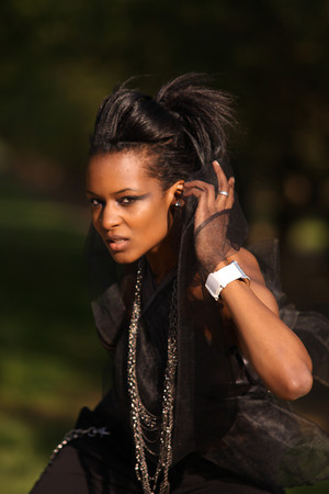 Female model photo shoot of Moe McNeal by myfotographer
