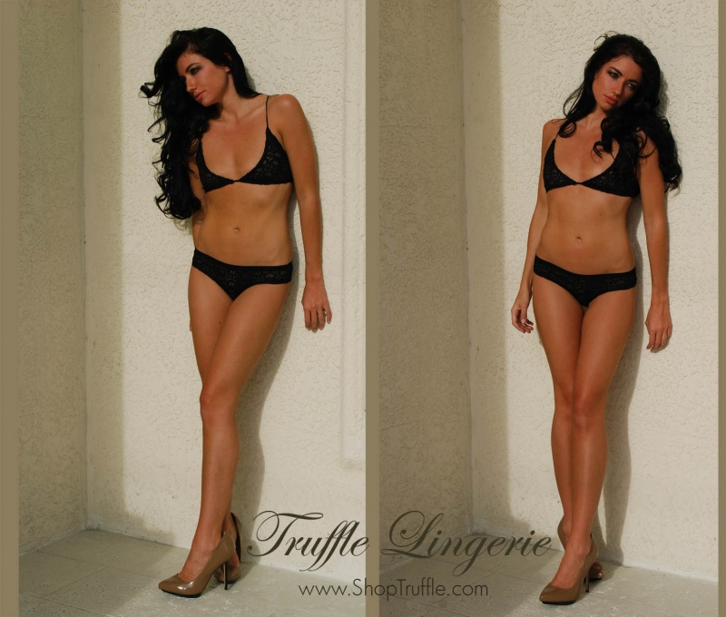 Female model photo shoot of Truffle Lingerie and Katherine Eastman