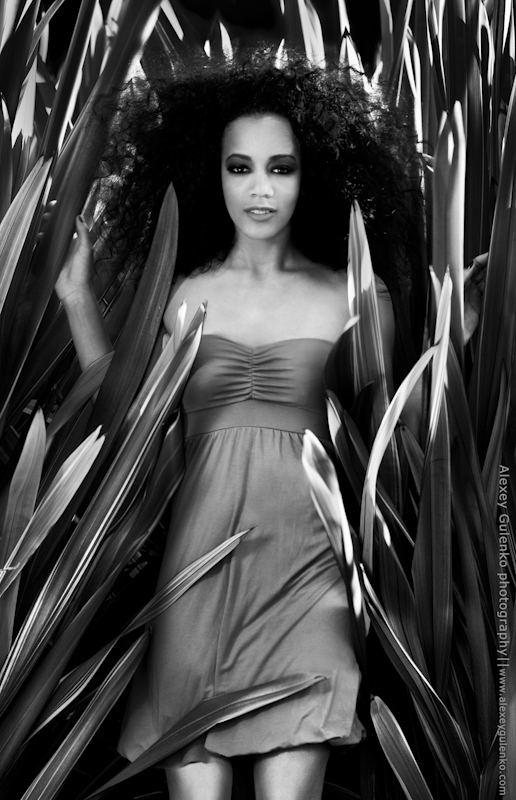 Female model photo shoot of Jasmine M C by Alexey Gulenko, hair styled by Nina Mukhar, makeup by Makeup Audrey