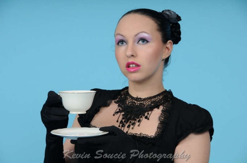 Female model photo shoot of Solacium by GlamK3, makeup by Valerie Lavoie Artistry