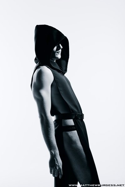 Male model photo shoot of Leigh Watkins in RMIT Studio