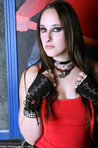 Female model photo shoot of TwilightDeath-Alessa by Hatter Marie