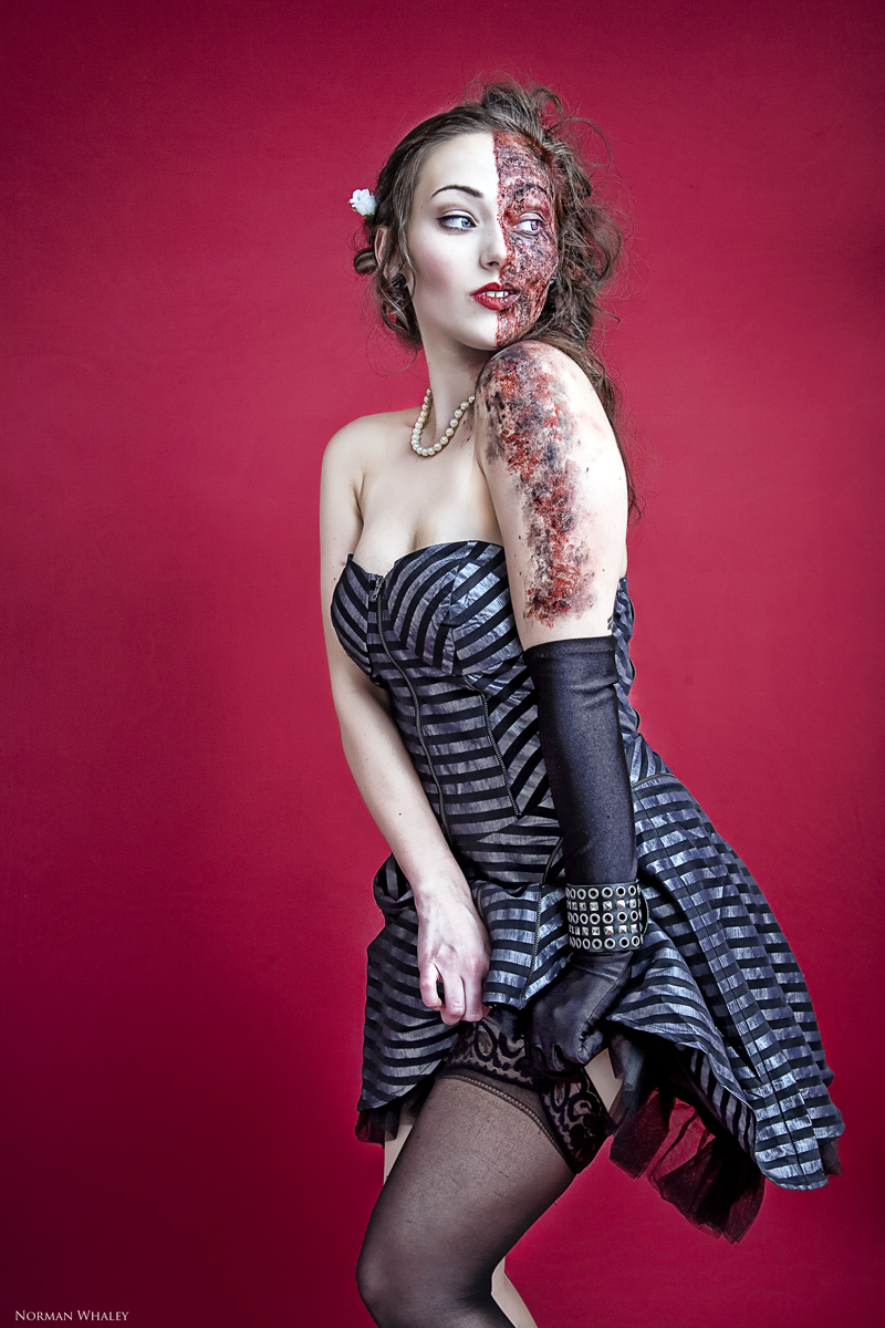 Female model photo shoot of Isis Noir  by NormanWhaleyPhotography in MUA - Mallory Maguire