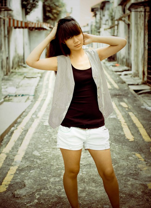 Female model photo shoot of Stephanie Tay in Old JB Town