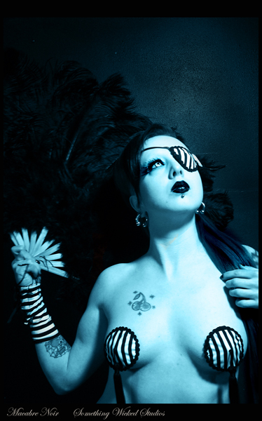 Female model photo shoot of Macabre Noir, clothing designed by Gothfox Designs