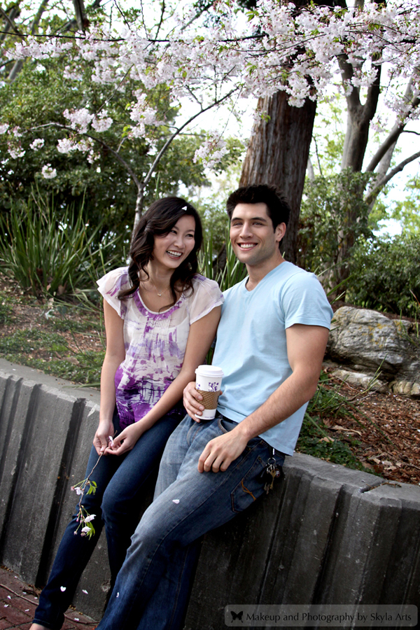 Female and Male model photo shoot of Skyla Arts Photography, June Huang and Nohealii in Bay Area, makeup by Skyla Arts