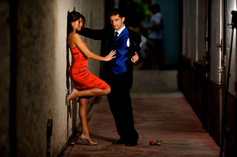 Male and Female model photo shoot of Steven Esteban Lozano and Madeline Mangra by t s c in Honolulu