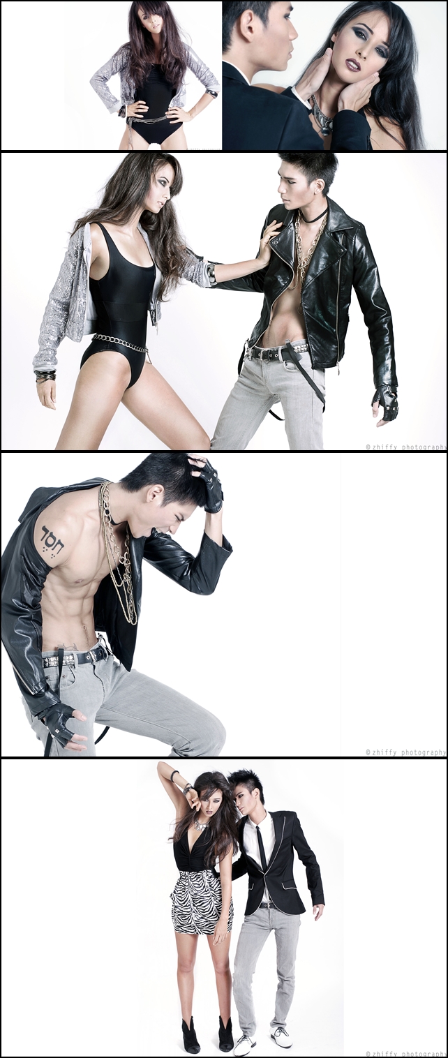 Female and Male model photo shoot of Winnie Loo, Y_Q and Teigan Nash by Zhiffy Photography, makeup by Shashamsi