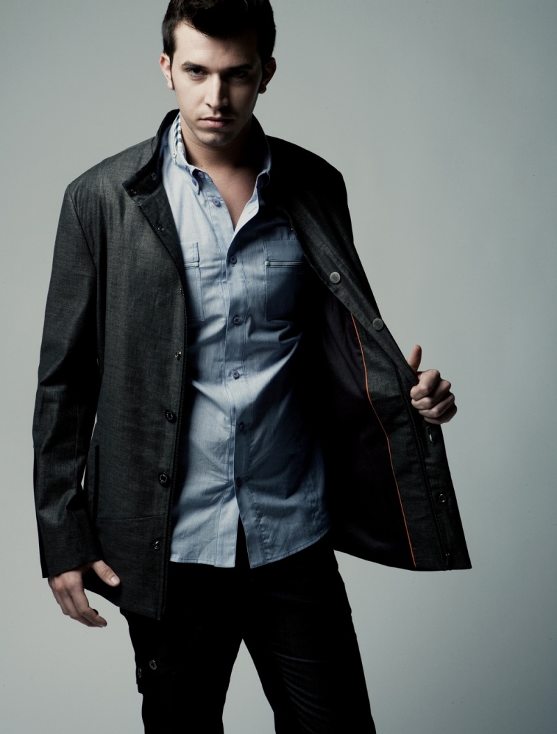 Male model photo shoot of Derek Vittum in NYC, clothing designed by Jaeyoon Jeong