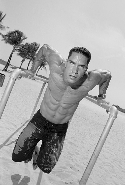 Male model photo shoot of Miles Ladin in Miami Beach