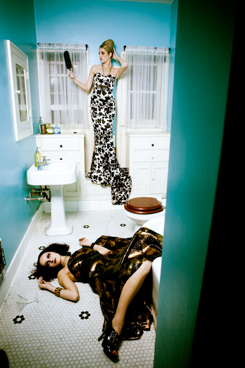 Female model photo shoot of Jream Styles and _O_L_G_A_, makeup by Mandy Artusato, clothing designed by 3.8