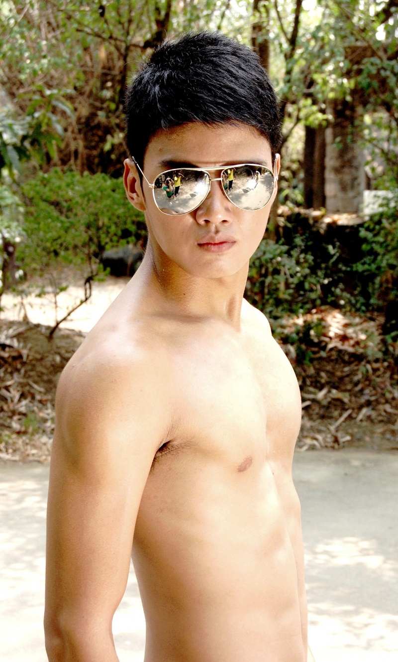 Male model photo shoot of Guammer Partosa in Wildlife Park, Quezon City, Philippines