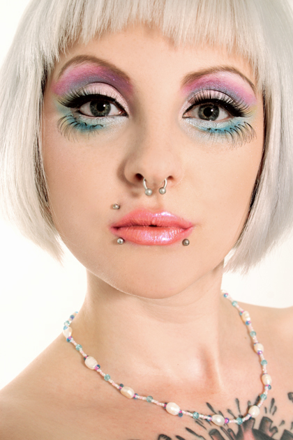 Female model photo shoot of Lottibella by John McIntire in Barnsley, makeup by Samantha Gardner Makeup