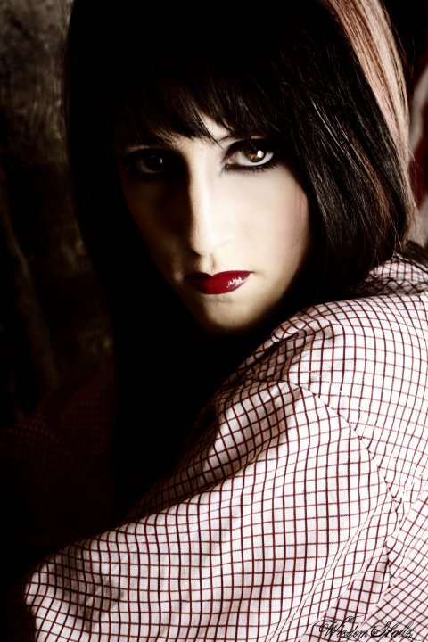 Female model photo shoot of AC White by Wizdom Hailz, clothing designed by Caosia St-Rock