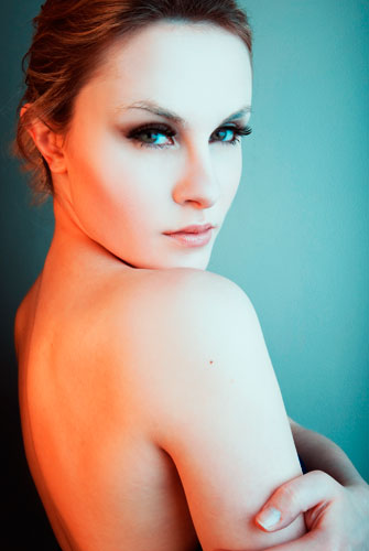 Female model photo shoot of Sally McDonald by Tanvi Madkaiker, makeup by Ellie Vahidi