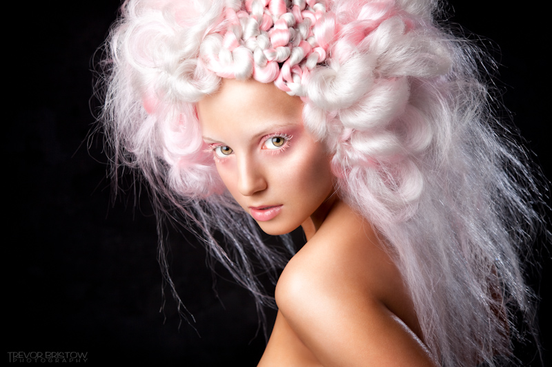 Female model photo shoot of Michelle Hart by Trevor Bristow, hair styled by Geneva Cowen