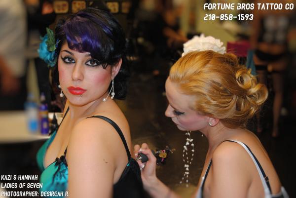 Female model photo shoot of Miss Texas in Fortune Bros Tattoo Co