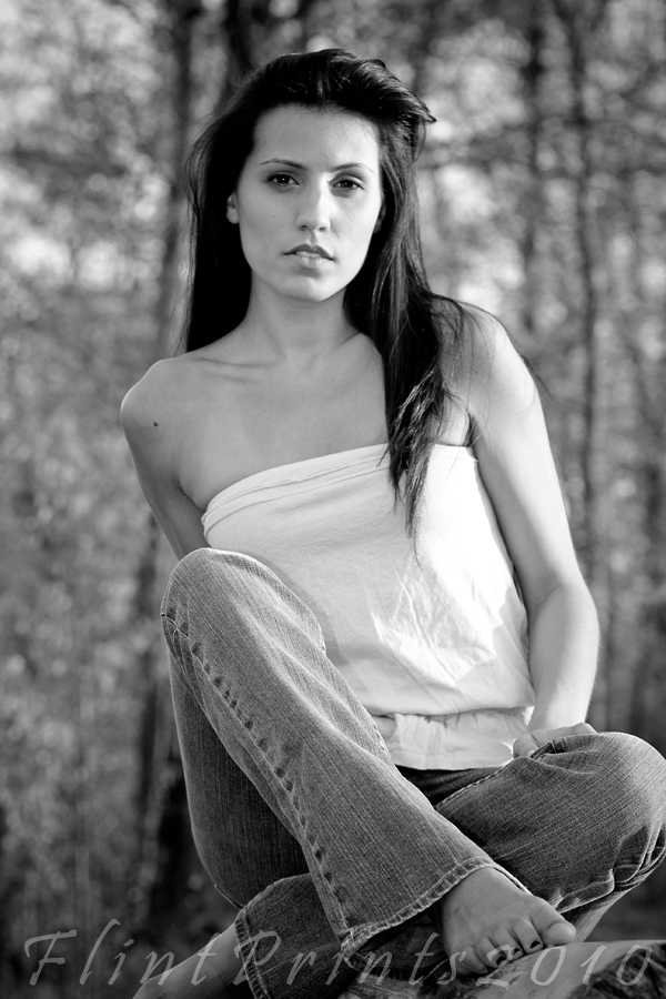 Female model photo shoot of LissFlintPrints