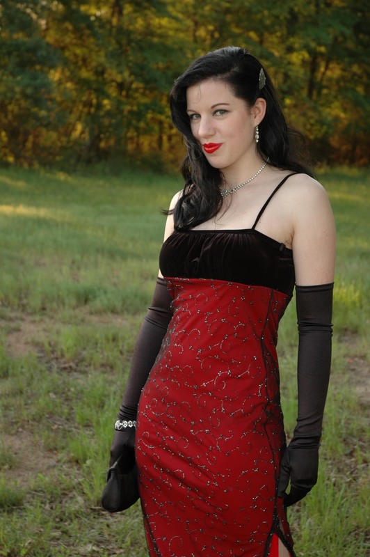 Female model photo shoot of Bathory Rose