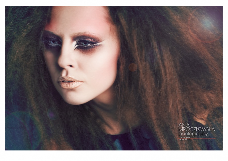 Female model photo shoot of -ela- by Ania Mroczkowska, makeup by KAELEIGH  WALLACE