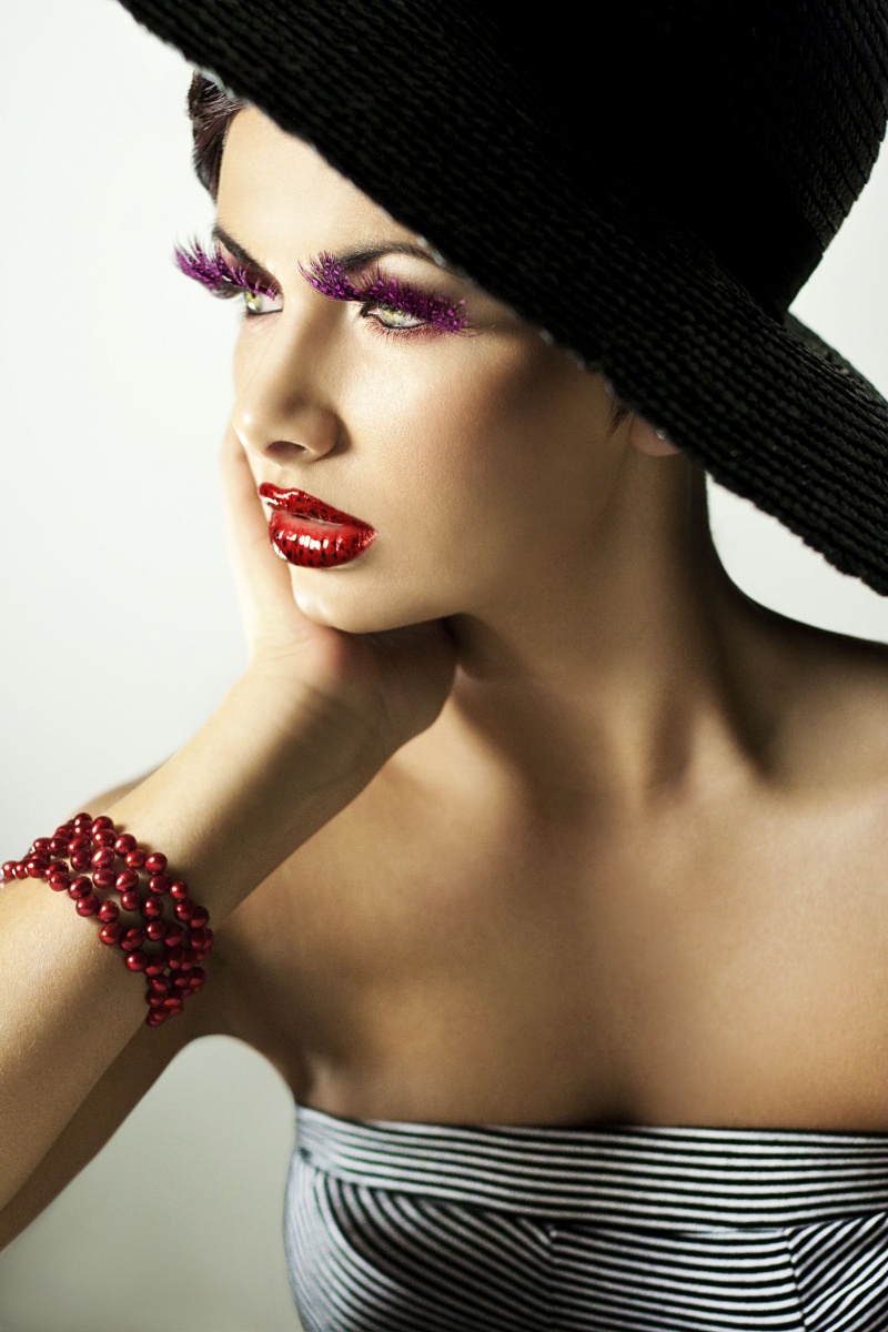 Female model photo shoot of Myrriah Train by Shyn Midili Photography, retouched by Elan Digital, makeup by Freakishly Beautiful