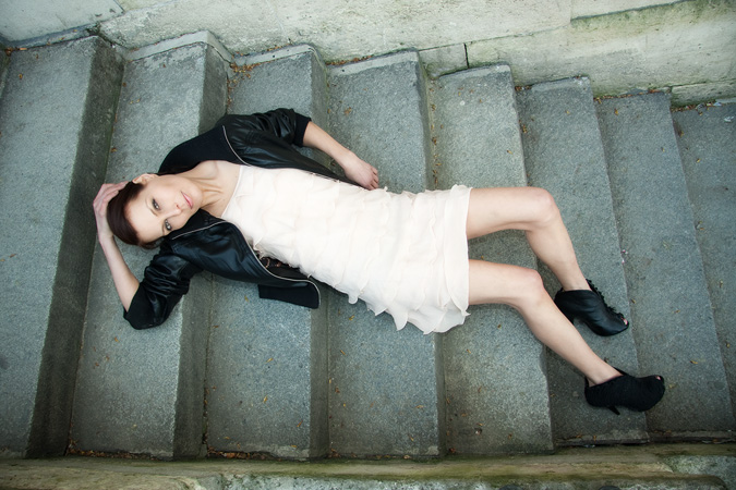 Female model photo shoot of marianna amaral in paris