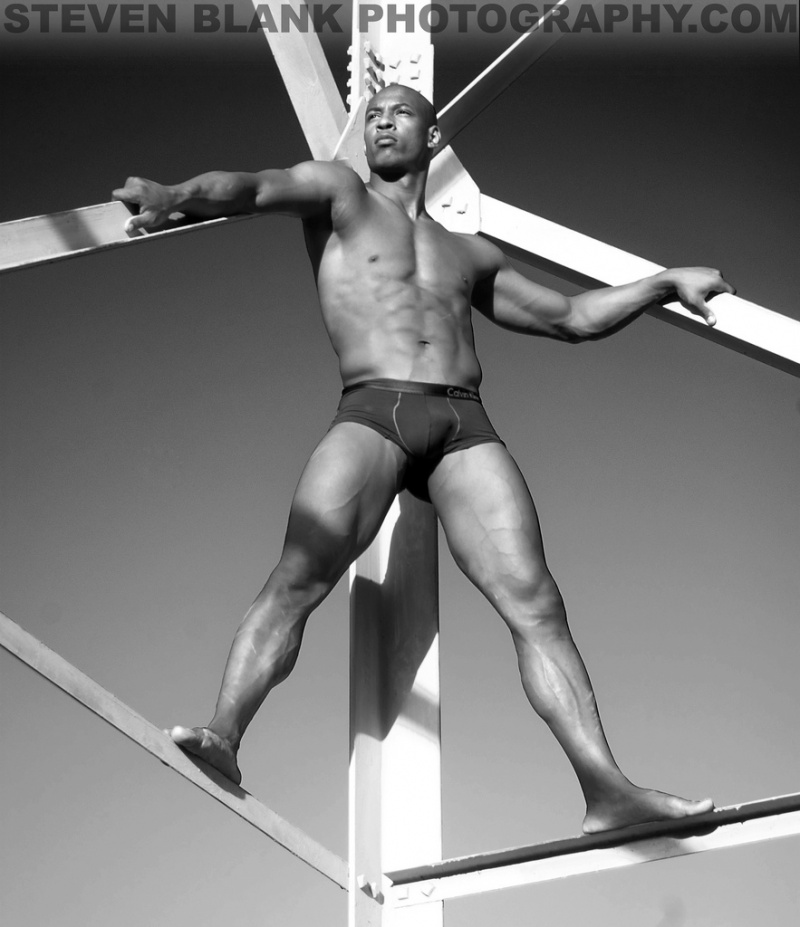 Male model photo shoot of Leo Santos by Steven Blank in Los Angeles