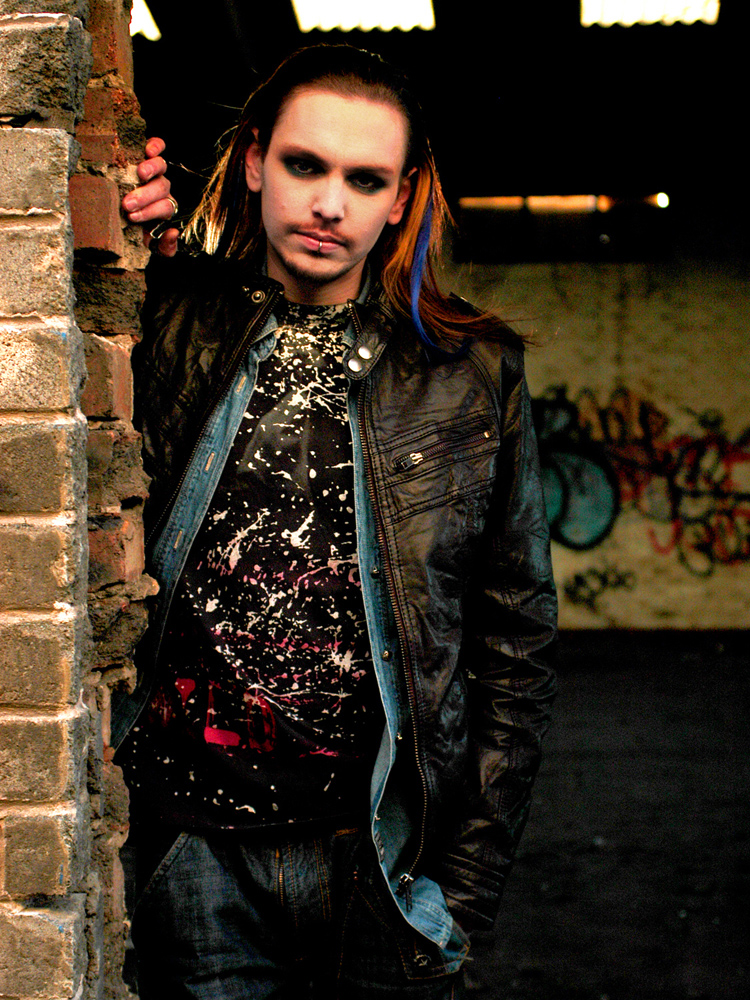 Male model photo shoot of Razor-G by H McDougall Photography in Abandoned Warehouse, Partick, Glasgow, Scotland, makeup by Willows Veil