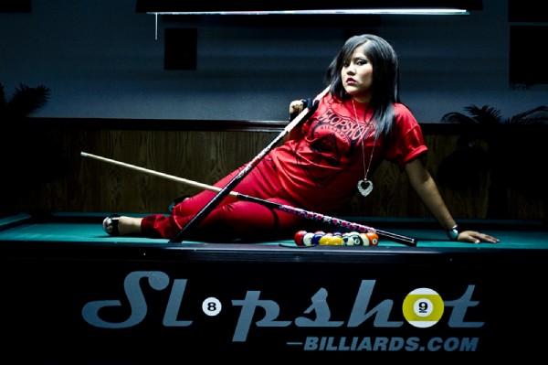 Female model photo shoot of Nizhoni A Begay in Slopshot Billards, NM